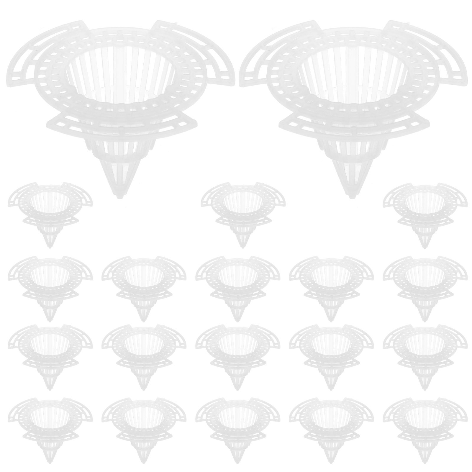 Bonsai Garden Cafe - 20Pcs Plastic Cone Mesh Pad Filters