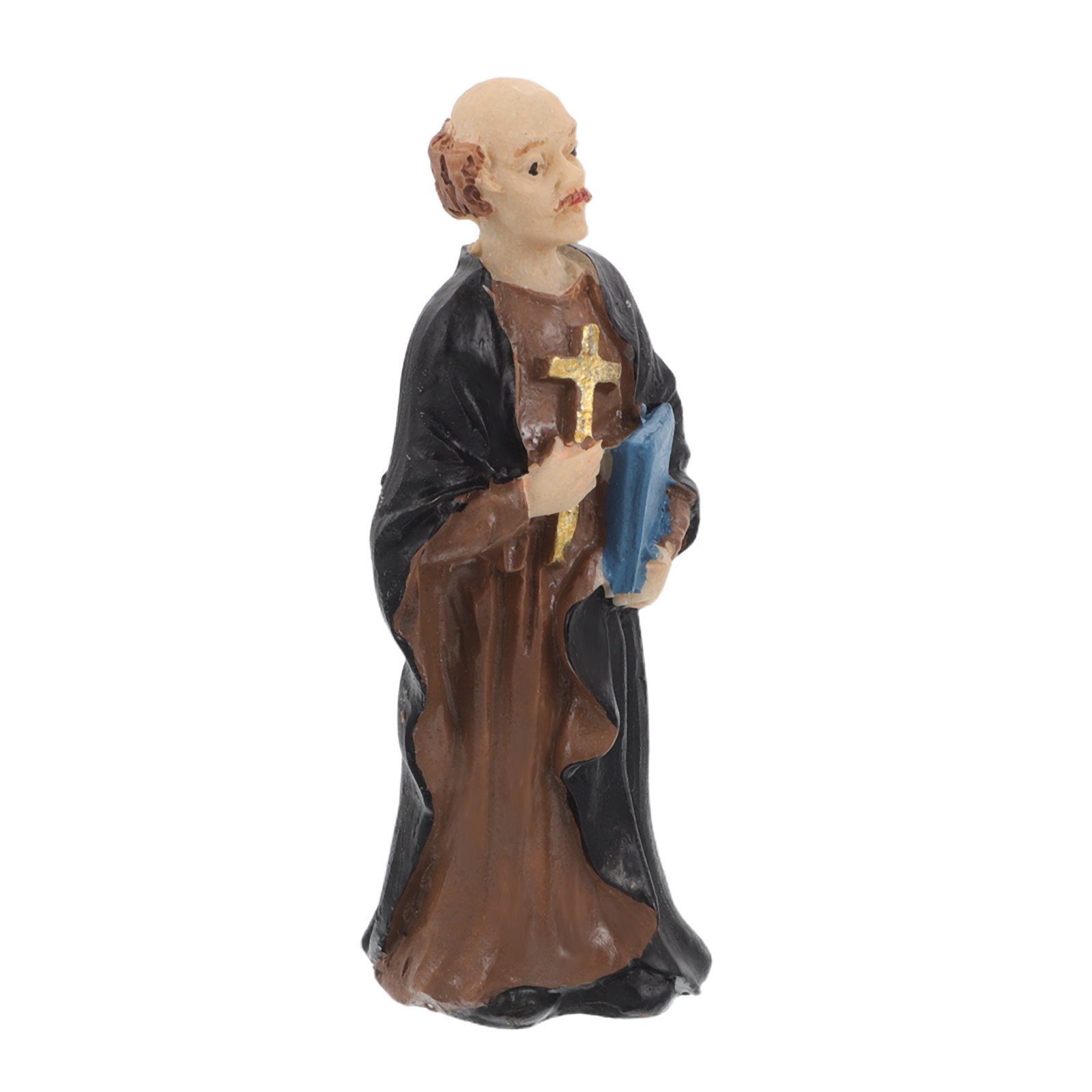 Bonsai Garden With Sand - Fine Resin Priest Sculpture Serene Religious