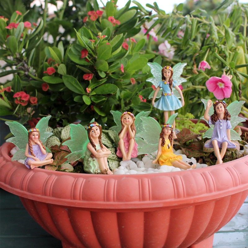 Creative Fairy Resin Garden Pl - đánh giá và giá Bonsai Garden Layout