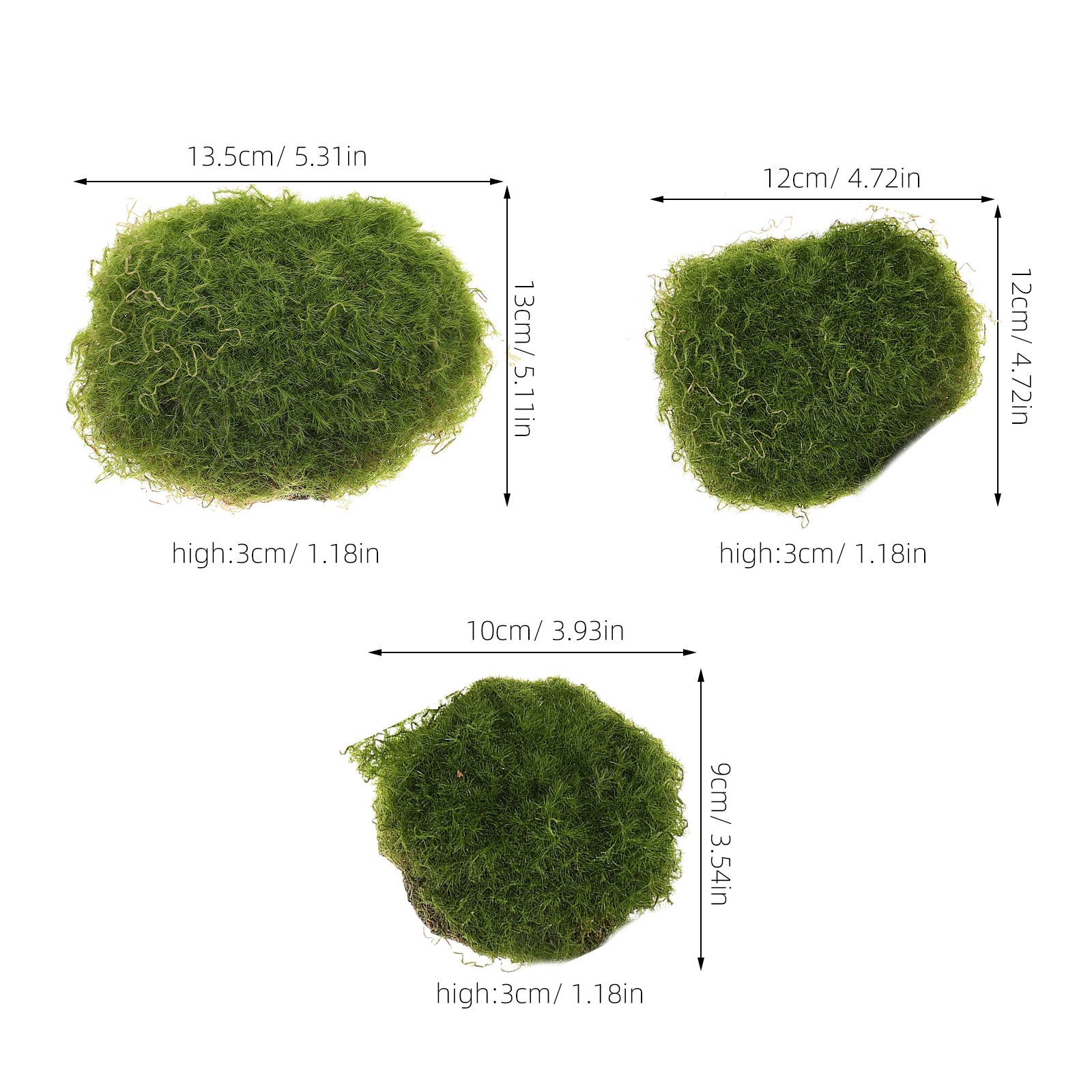 6Pcs Small Mossy Stones Realis - đánh giá và giá Bonsai Garden Layout