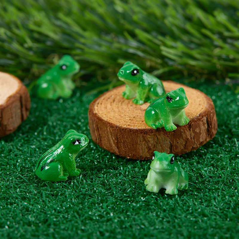 5/10Pcs Mini Resin Frog Figuri - đánh giá và giá Bonsai Garden Layout