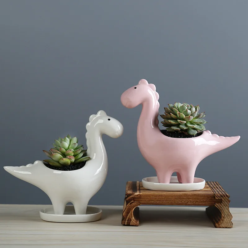Ceramic Cartoon Dinosaur Plant - đánh giá và giá Japanese Garden Bonsai