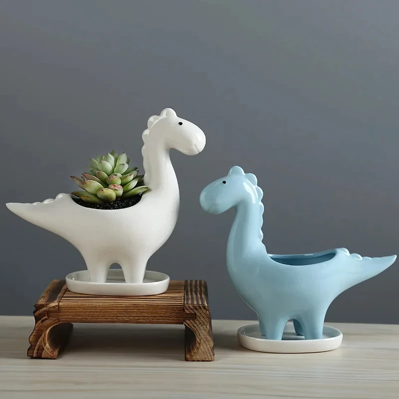 Ceramic Cartoon Dinosaur Plant - đánh giá và giá Japanese Garden Bonsai