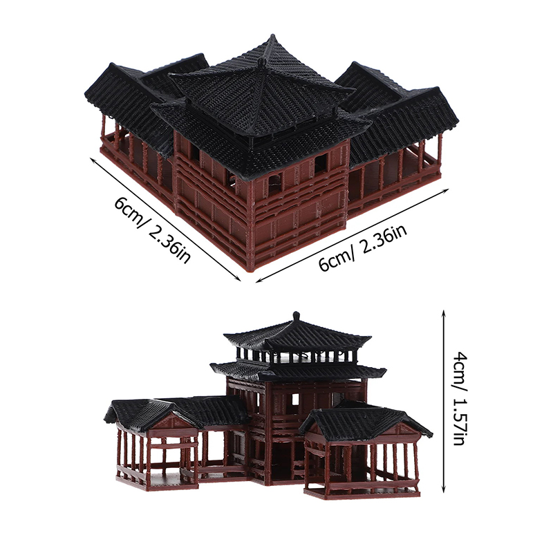 Ancient Building Model Miniatu - đánh giá và giá Japanese Garden Bonsai