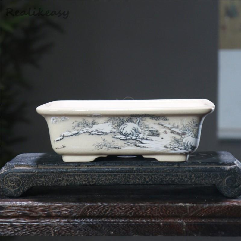 6Size Purple Sand Flower Pot C - đánh giá và giá Japanese Garden Bonsai