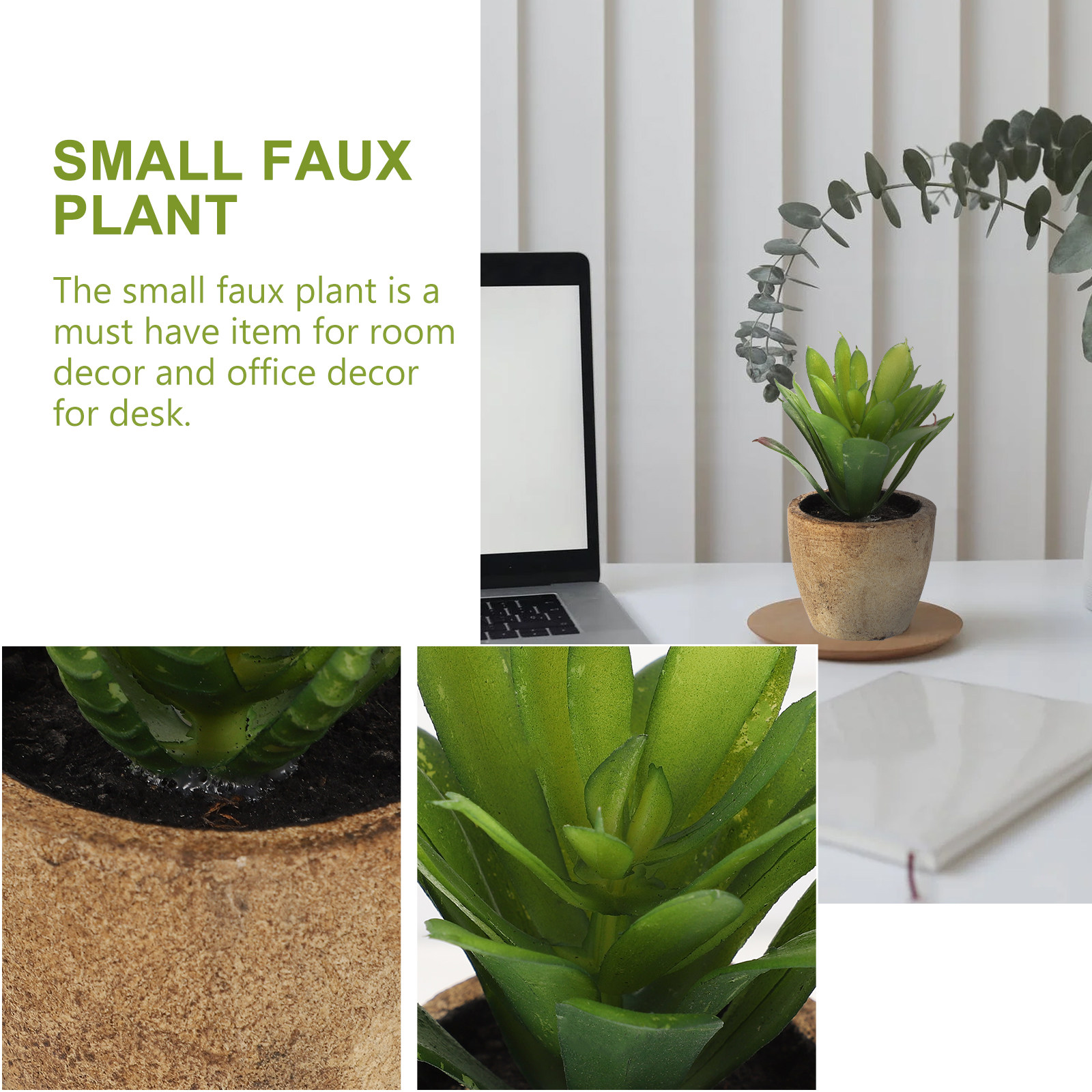 4Pcs Realistic Artificial Succ - đánh giá và giá Bonsai Garden Cafe