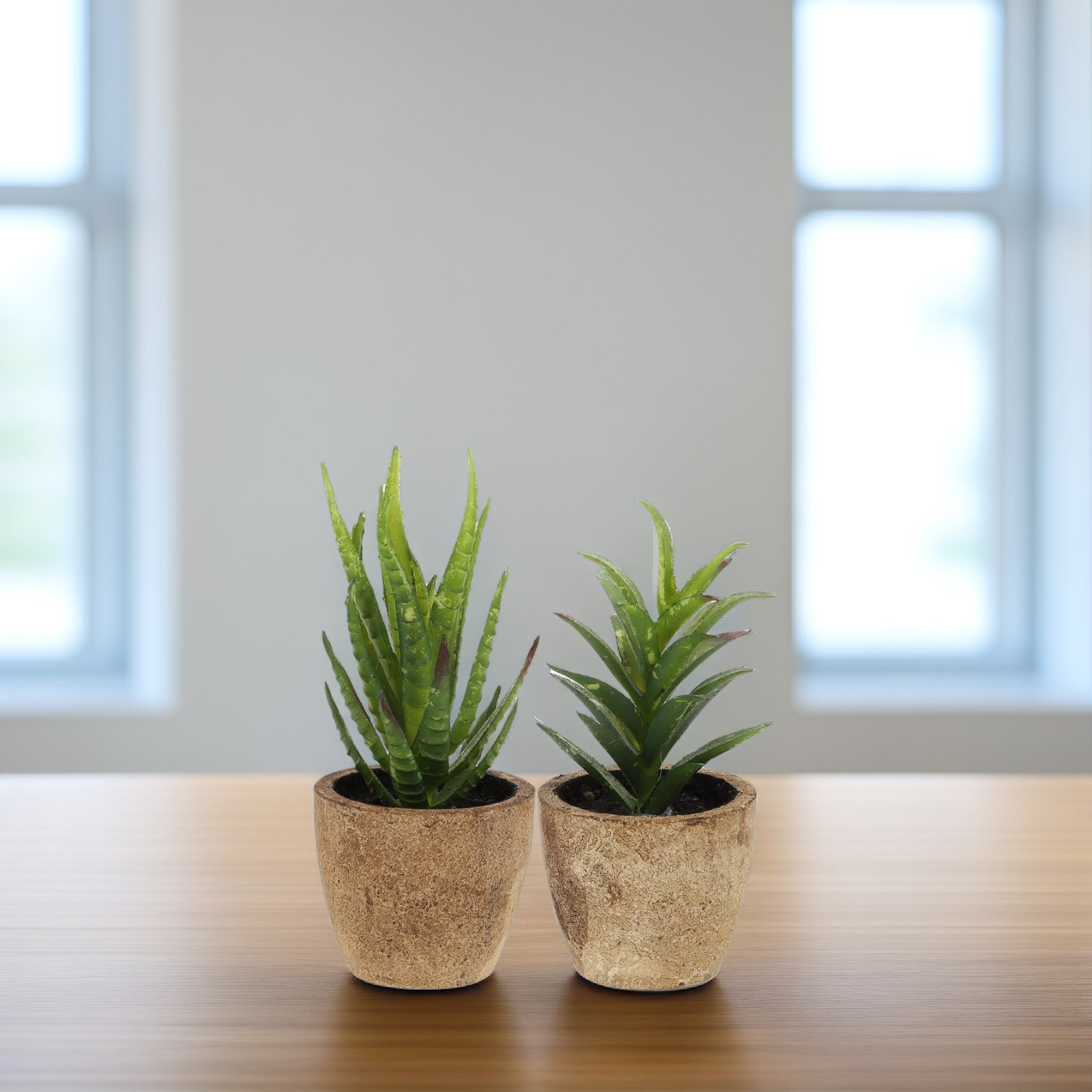 4Pcs Realistic Artificial Succ - đánh giá và giá Bonsai Garden Cafe