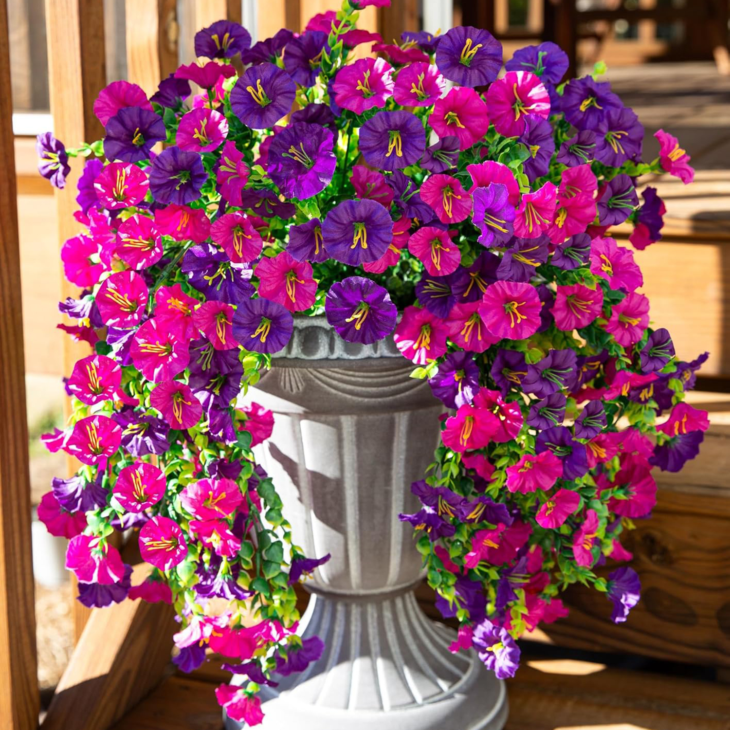 Artificial Flowers Vine Mornin - đánh giá và giá Bonsai Garden Gift
