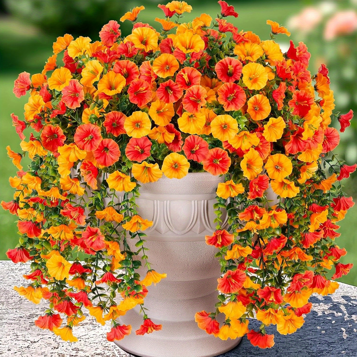Artificial Flowers Vine Mornin - đánh giá và giá Bonsai Garden Gift