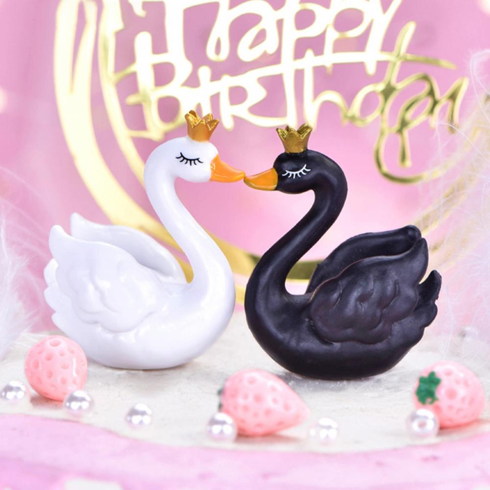 5cm Couple Lovers Swan Mini Cr - đánh giá và giá Bonsai Garden Gift