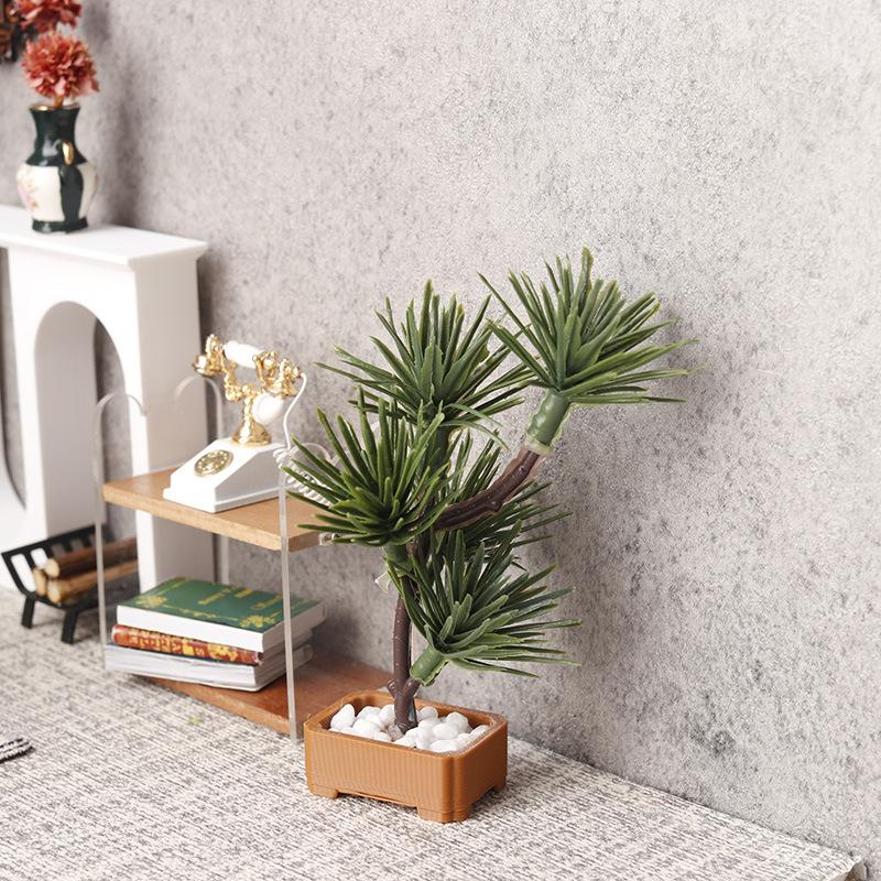 1Pcs 1/12 Dollhouse Simulation - đánh giá và giá Bonsai Gardening