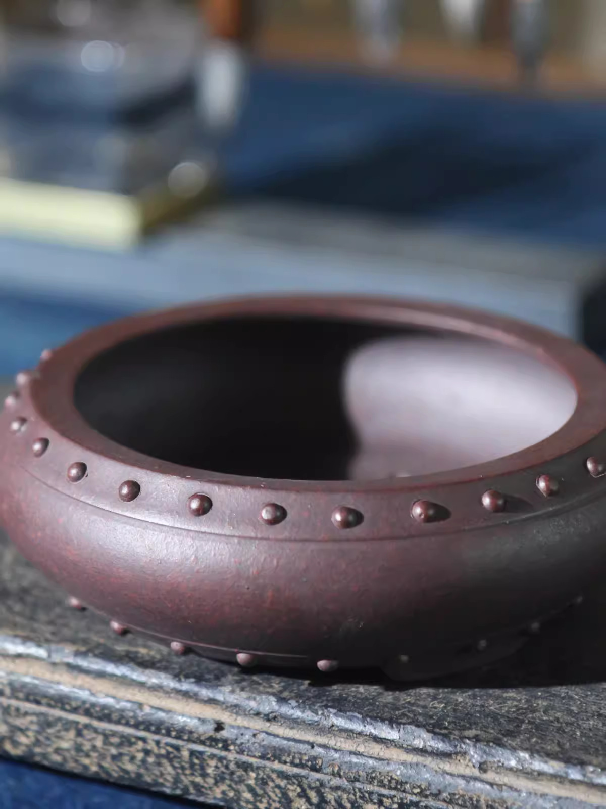 Ceramic Circle Bonsai Pot, Mad - đánh giá và giá Bonsai Garden With Sand