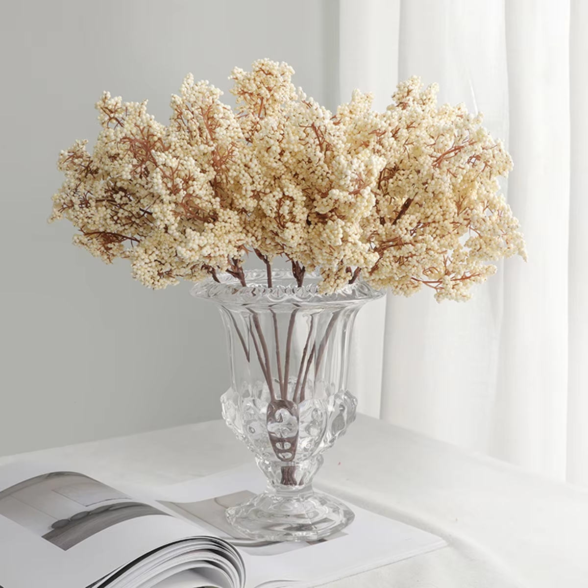 Artificial Flowers Plant Winte - đánh giá và giá Bonsai Garden Gift