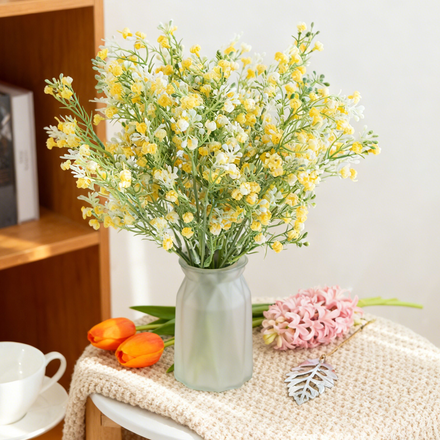 Artificial Flower Plant Gypsop - đánh giá và giá Bonsai Garden Gift