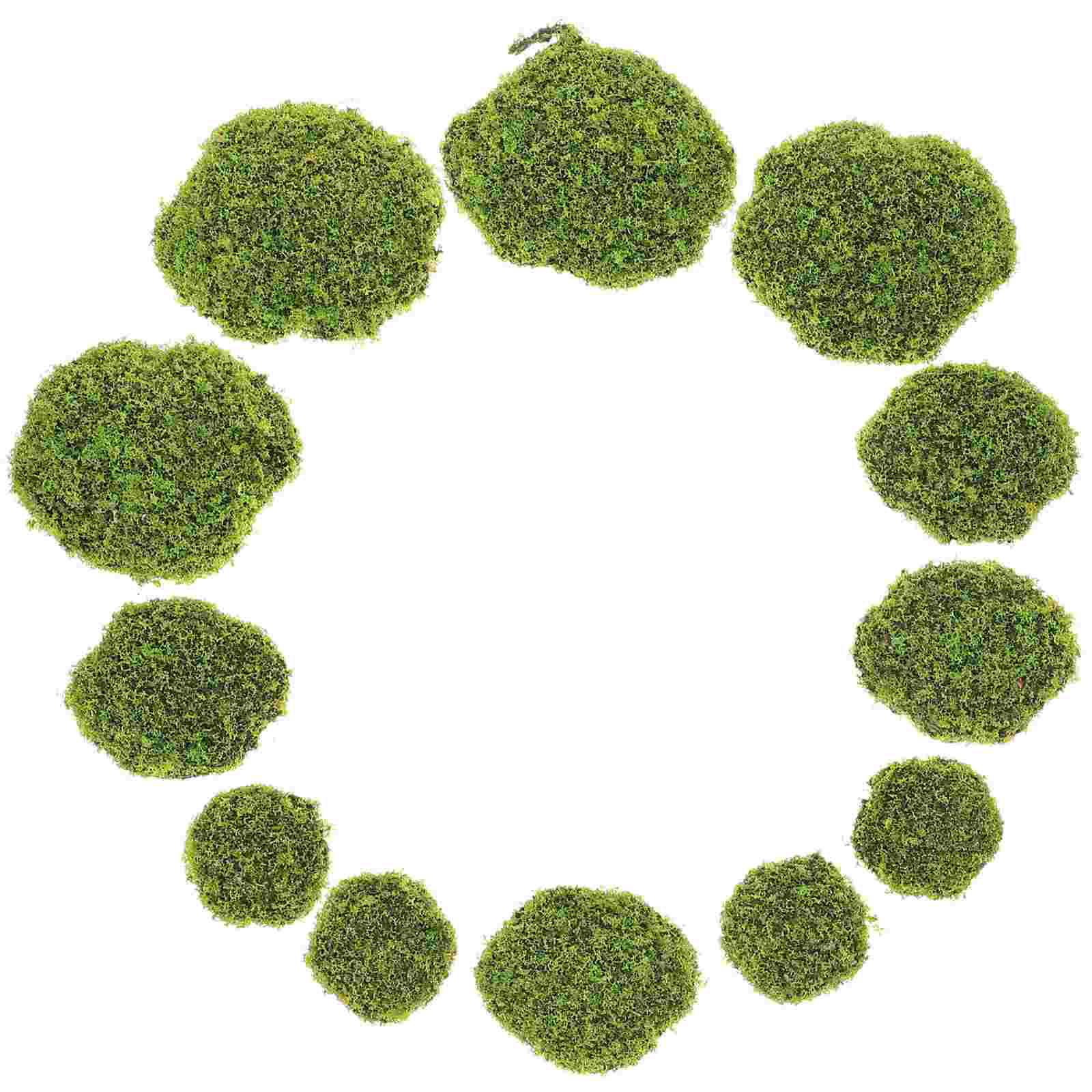 12 Pcs Artificial Moss Stone M - đánh giá và giá Bonsai Garden Layout