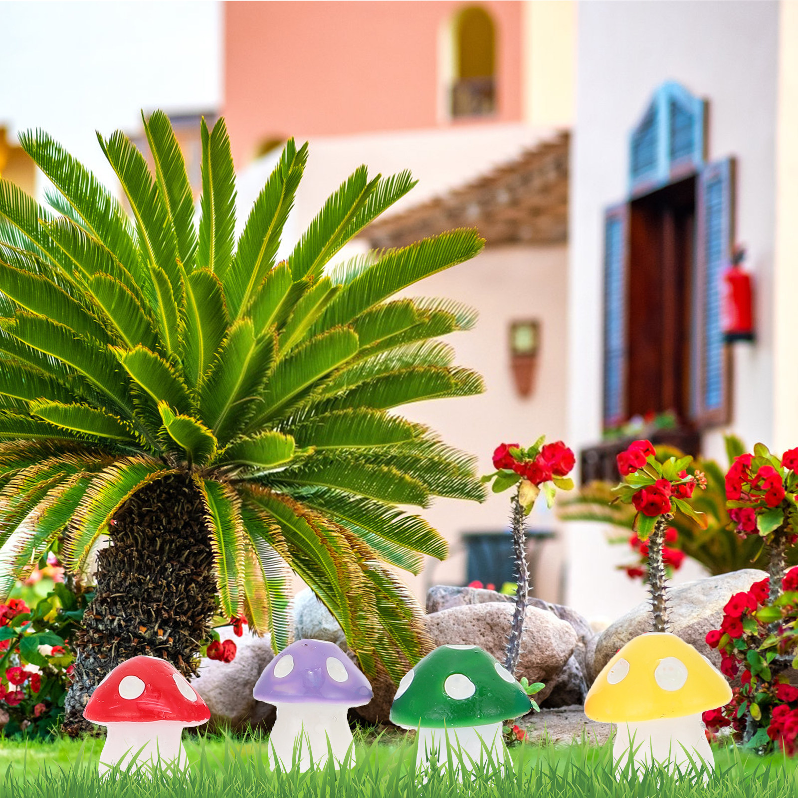 20Pcs Resin Mushroom Decor Col - đánh giá và giá Bonsai Garden Layout
