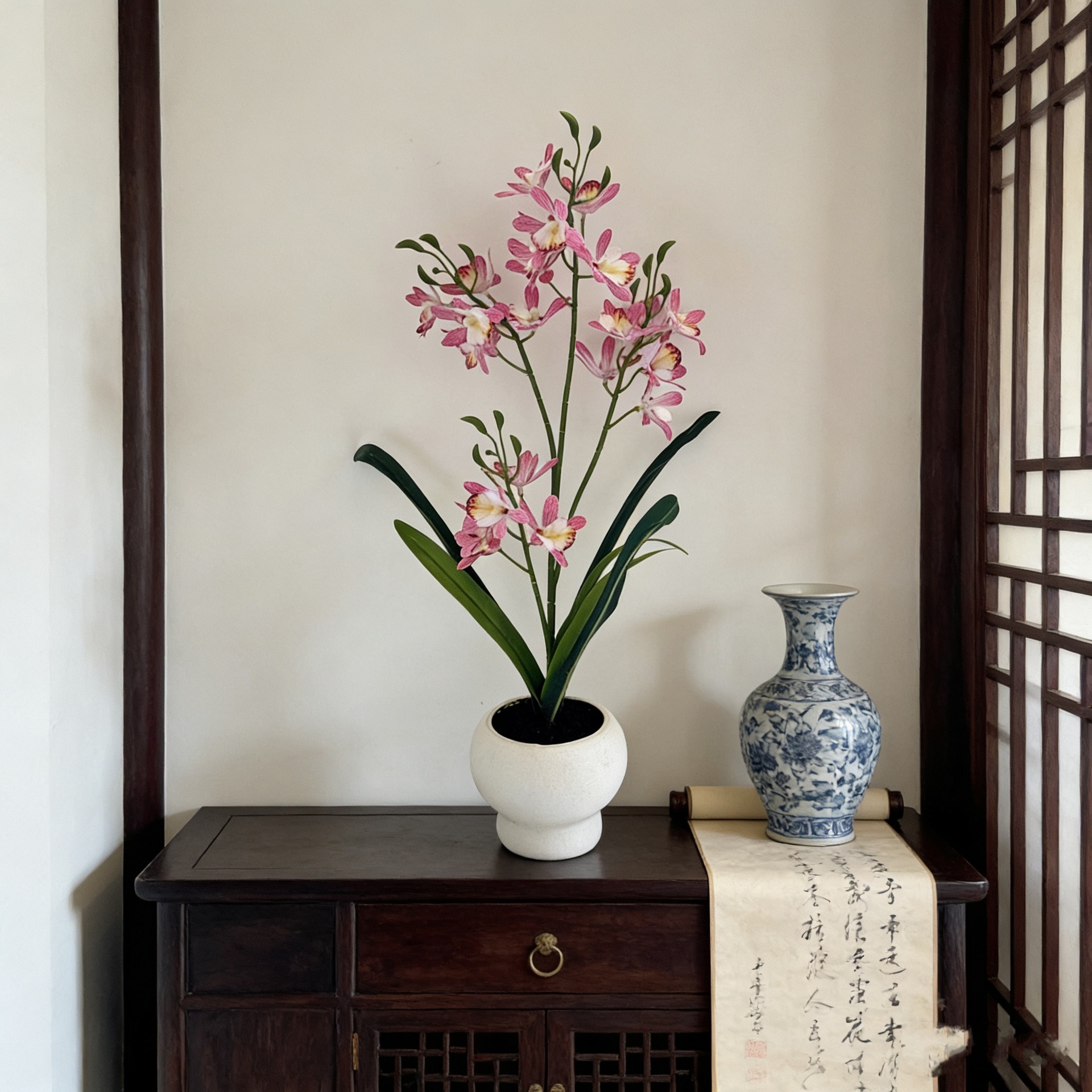 New Jumping Orchid Black Sand  - đánh giá và giá Bonsai Garden With Sand