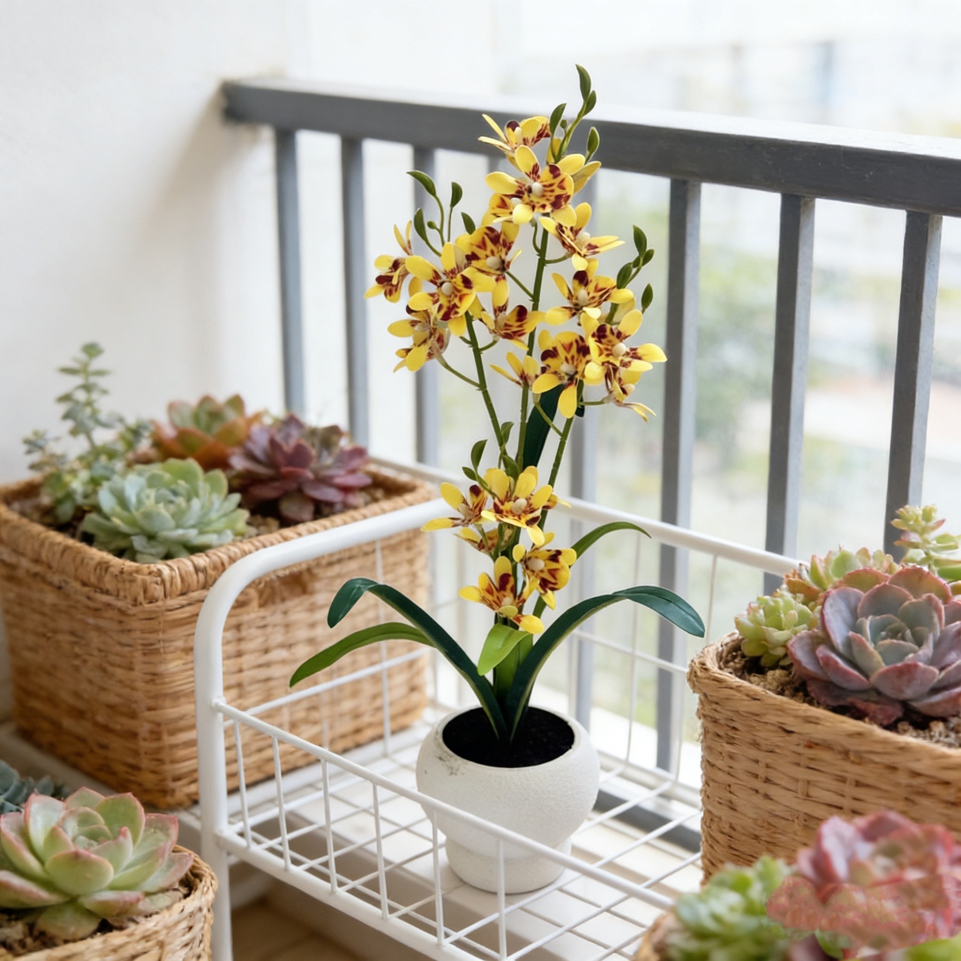 New Jumping Orchid Black Sand  - đánh giá và giá Bonsai Garden With Sand