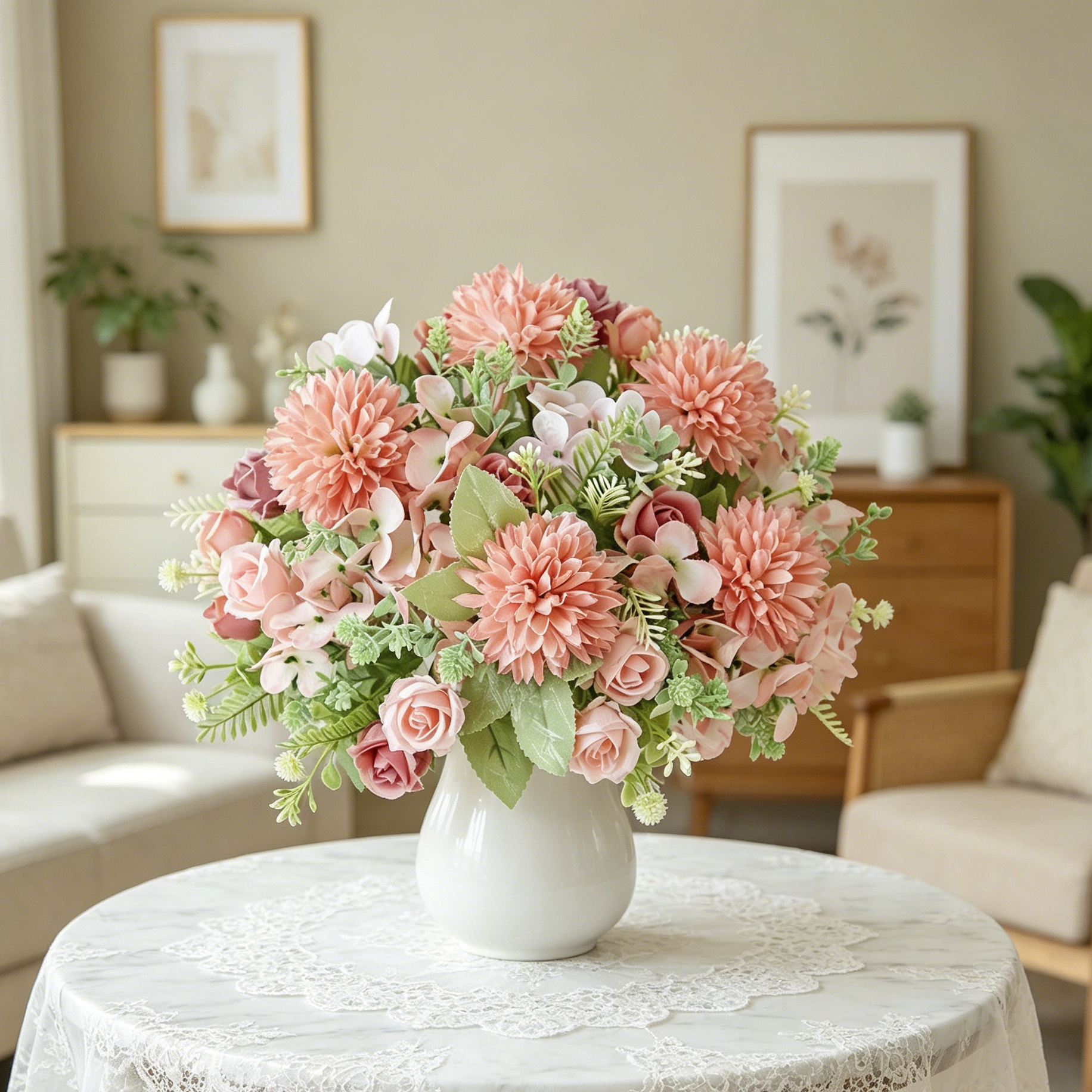 Artificial Flower Silk Rose Ho - đánh giá và giá Bonsai Garden For Sale
