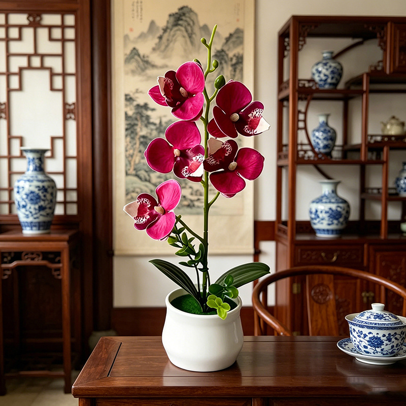 Big 5 Butterfly Orchid Simulat - đánh giá và giá Bonsai Garden Layout