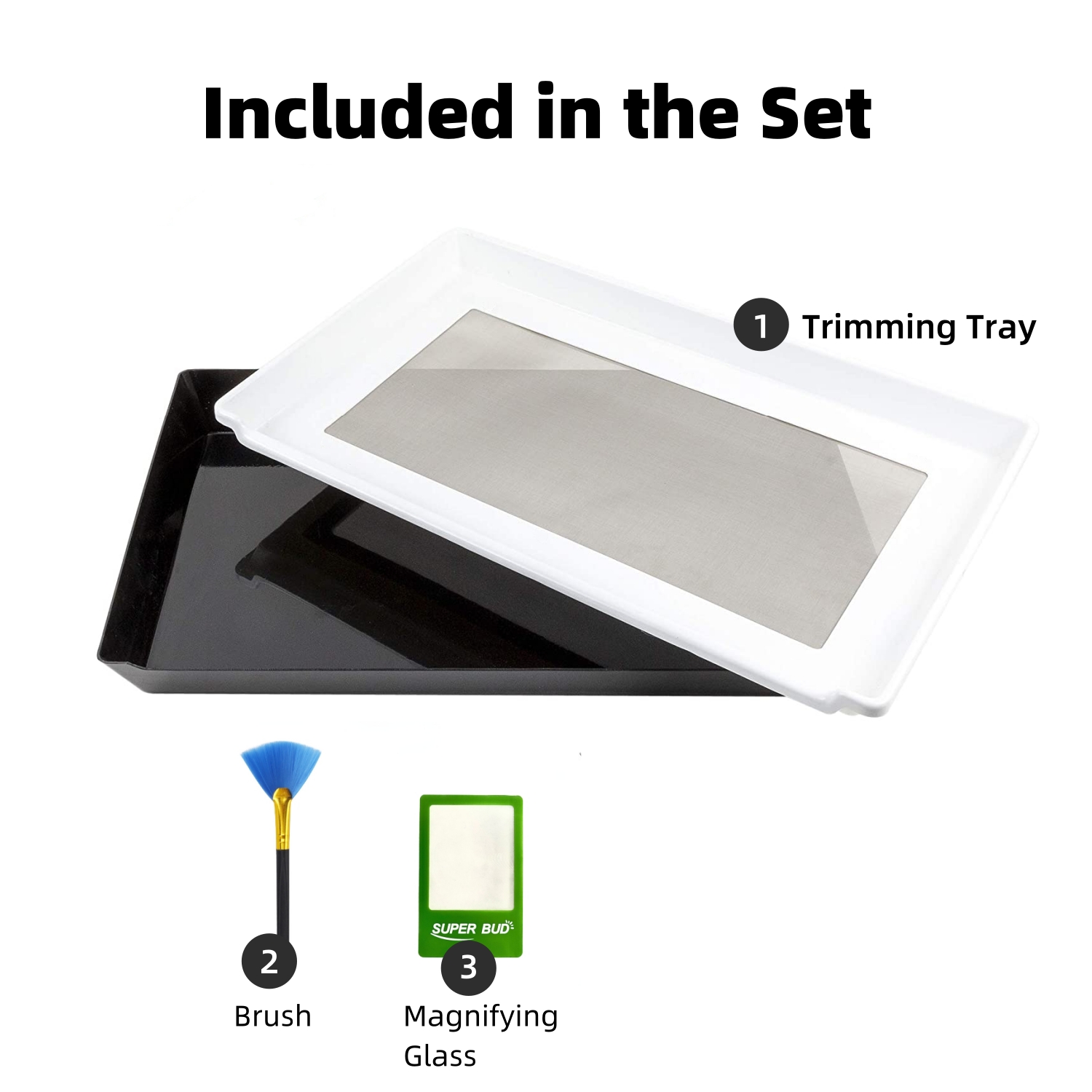 2-in-1 Trimming Tray Harvest T - đánh giá và giá Bud Scissors Fine