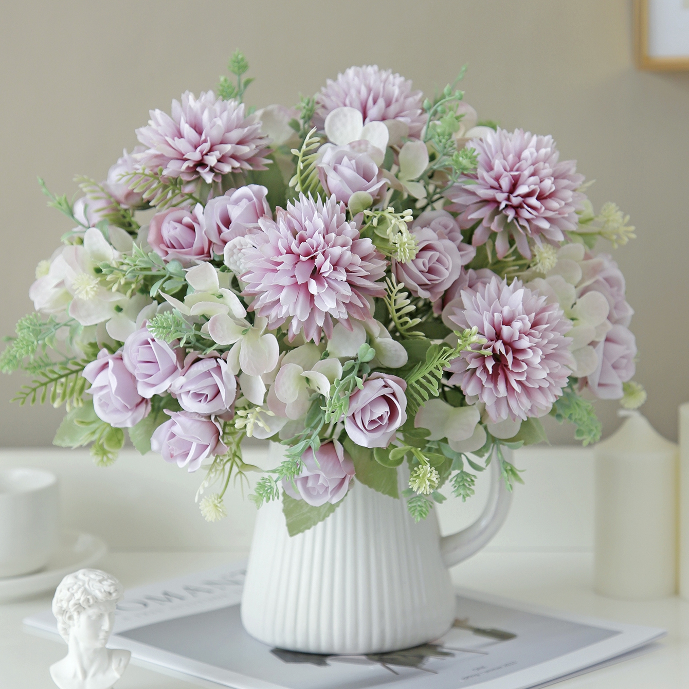 Artificial Flower Silk Rose Ho - đánh giá và giá Bonsai Garden For Sale